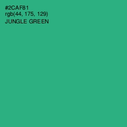 #2CAF81 - Jungle Green Color Image